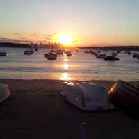 Watsons-Bay-beim-Sonnenuntergang